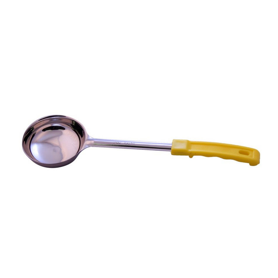Libertyware, SPO5, Spoon, Portion Control, Solid, Yellow, Stainless Steel