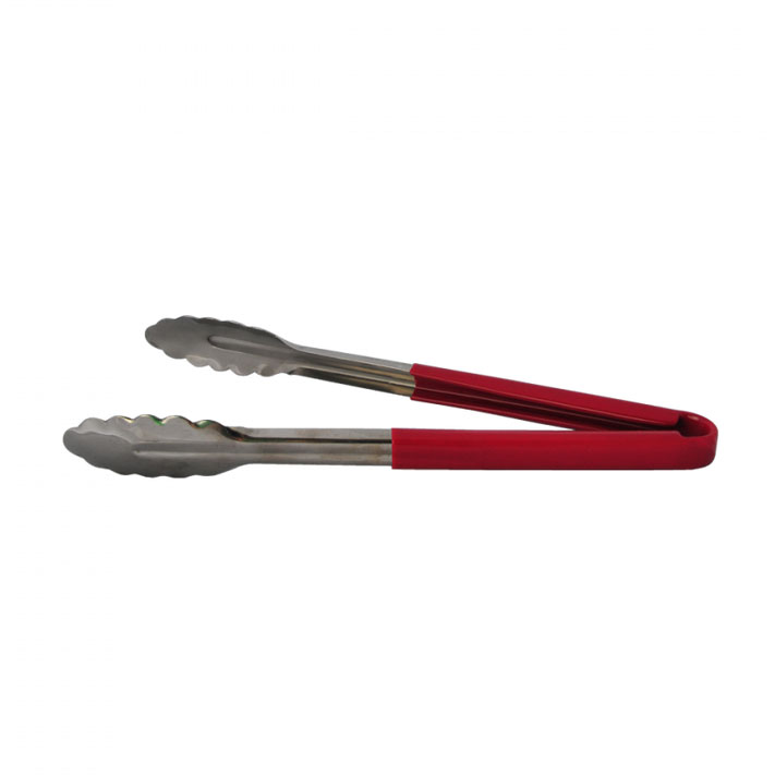 Libertyware, T12P-RD, Tongs, Utility, Stainless Steel