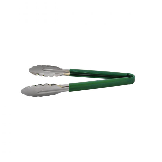 Libertyware, T10P-GR, Tongs, Utility, Stainless Steel