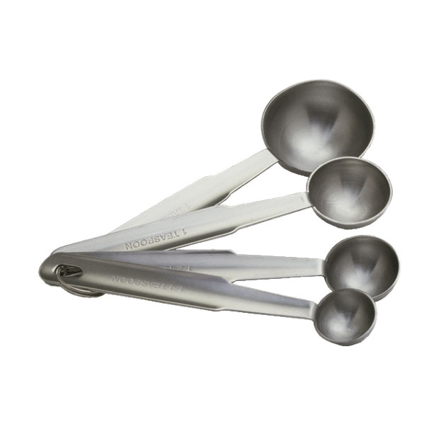 Libertyware, MEASPHD, Measuring Spoons, Heavy Duty, Stainless Steel, 1/4 Teaspoon