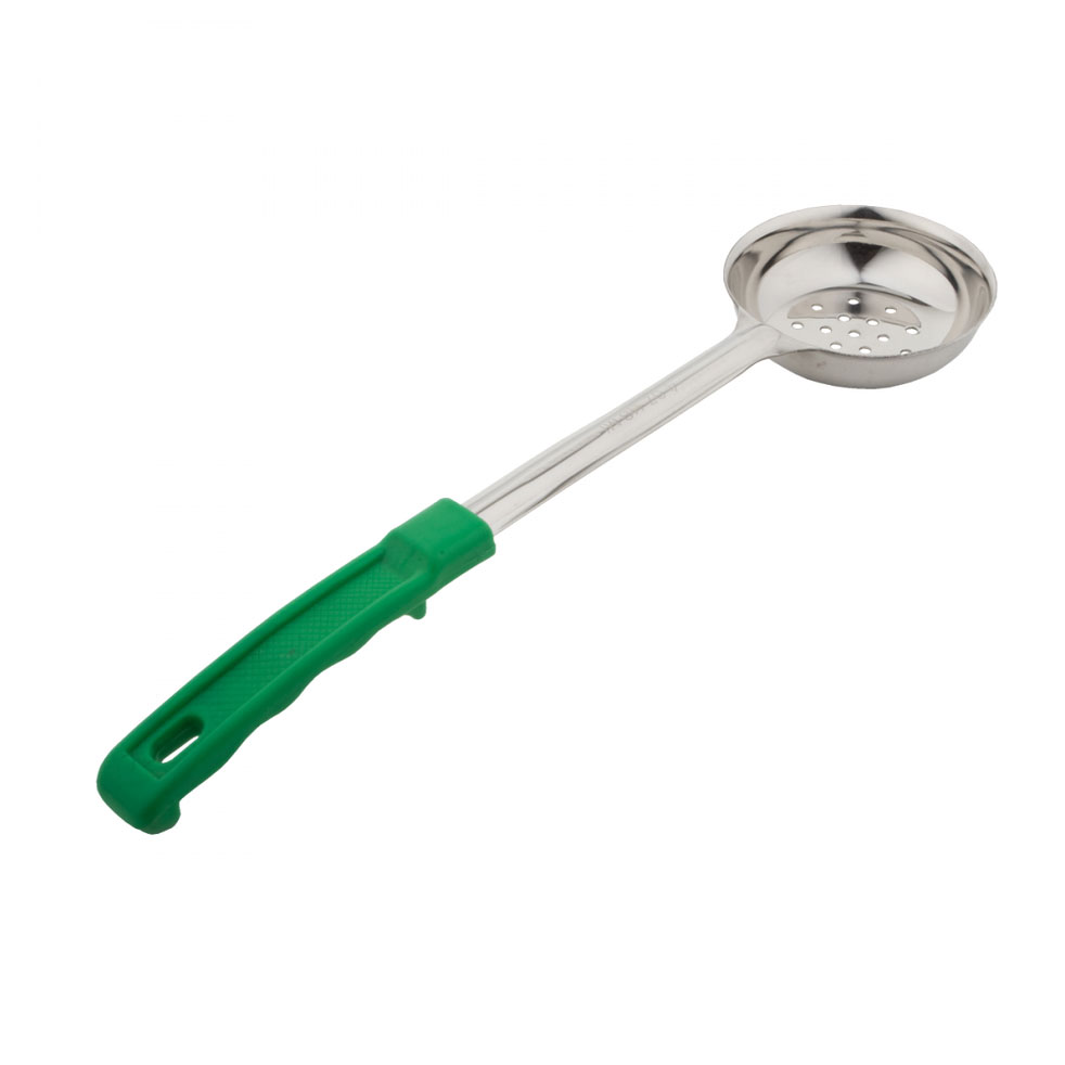 Libertyware, SPO4P, Spoon, Portion Control, Green, Stainless Steel