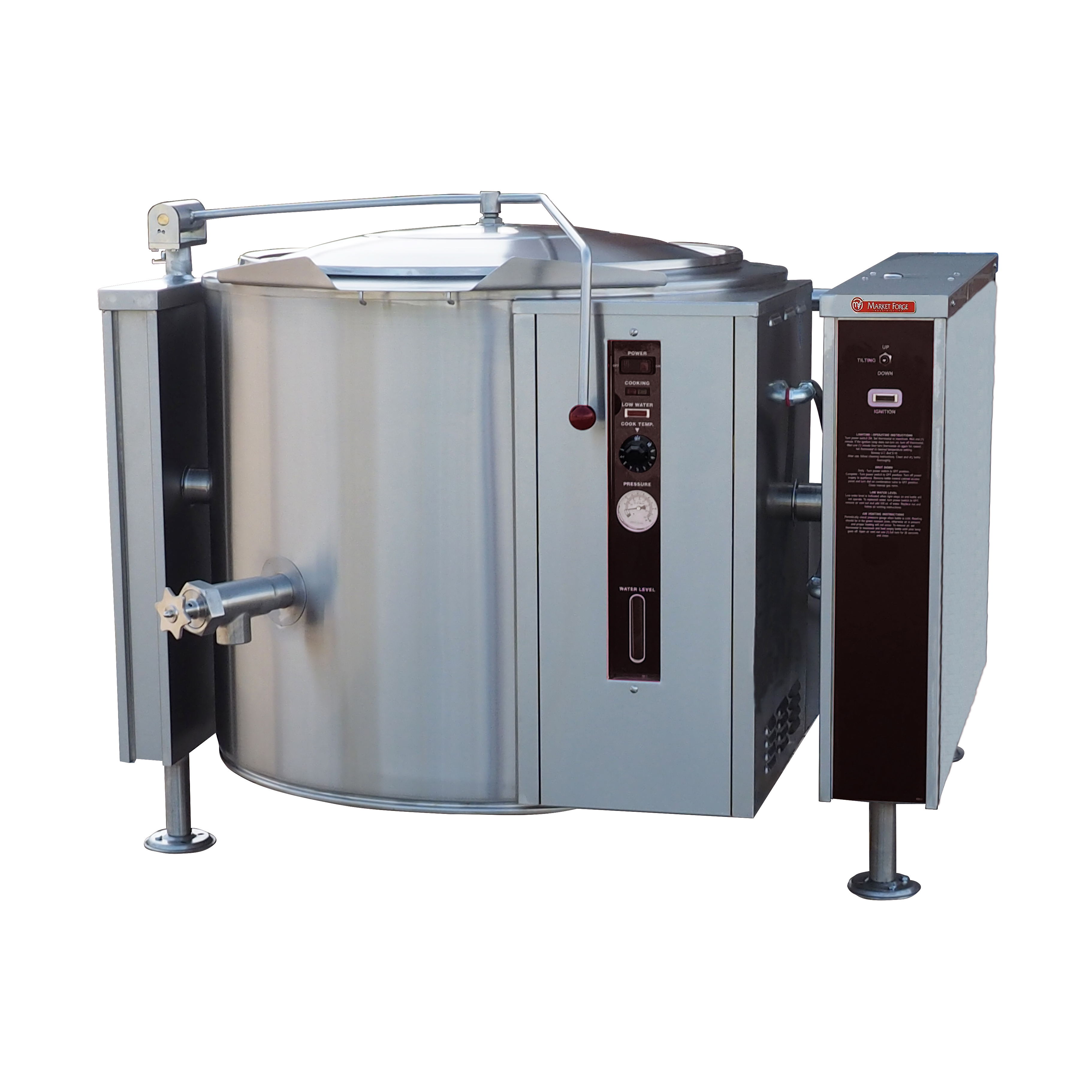 Market Forge, FT-40GLS, Kettle, Gas, Tilting