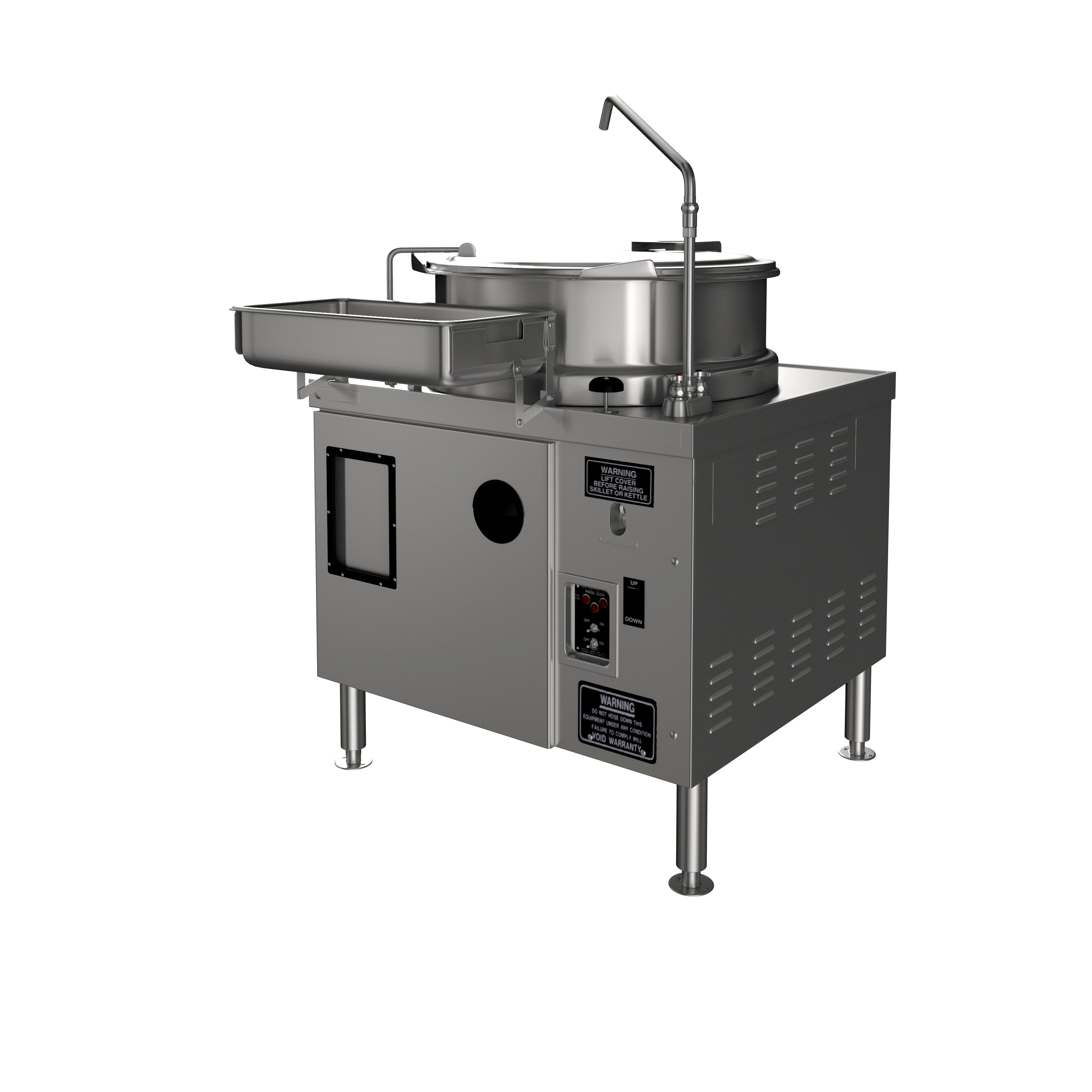 Market Forge, MT-40EO, Steam Jacketed Electric Tilting Kettle