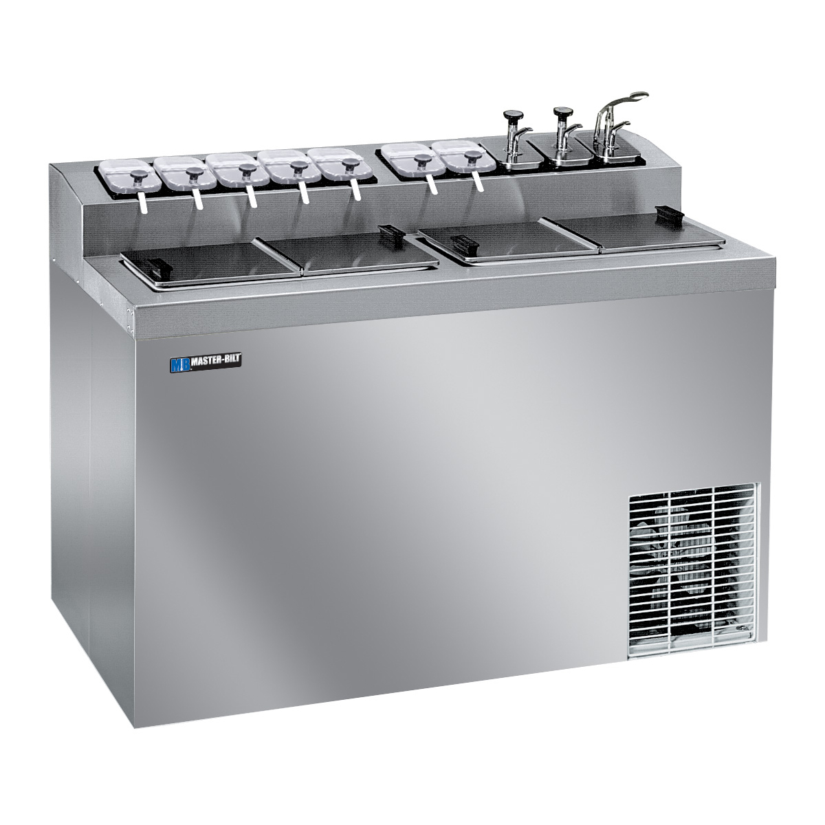 Master-Bilt Products, FLR-80SE, Ice Cream Dipping Cabinet with Syrup Rail