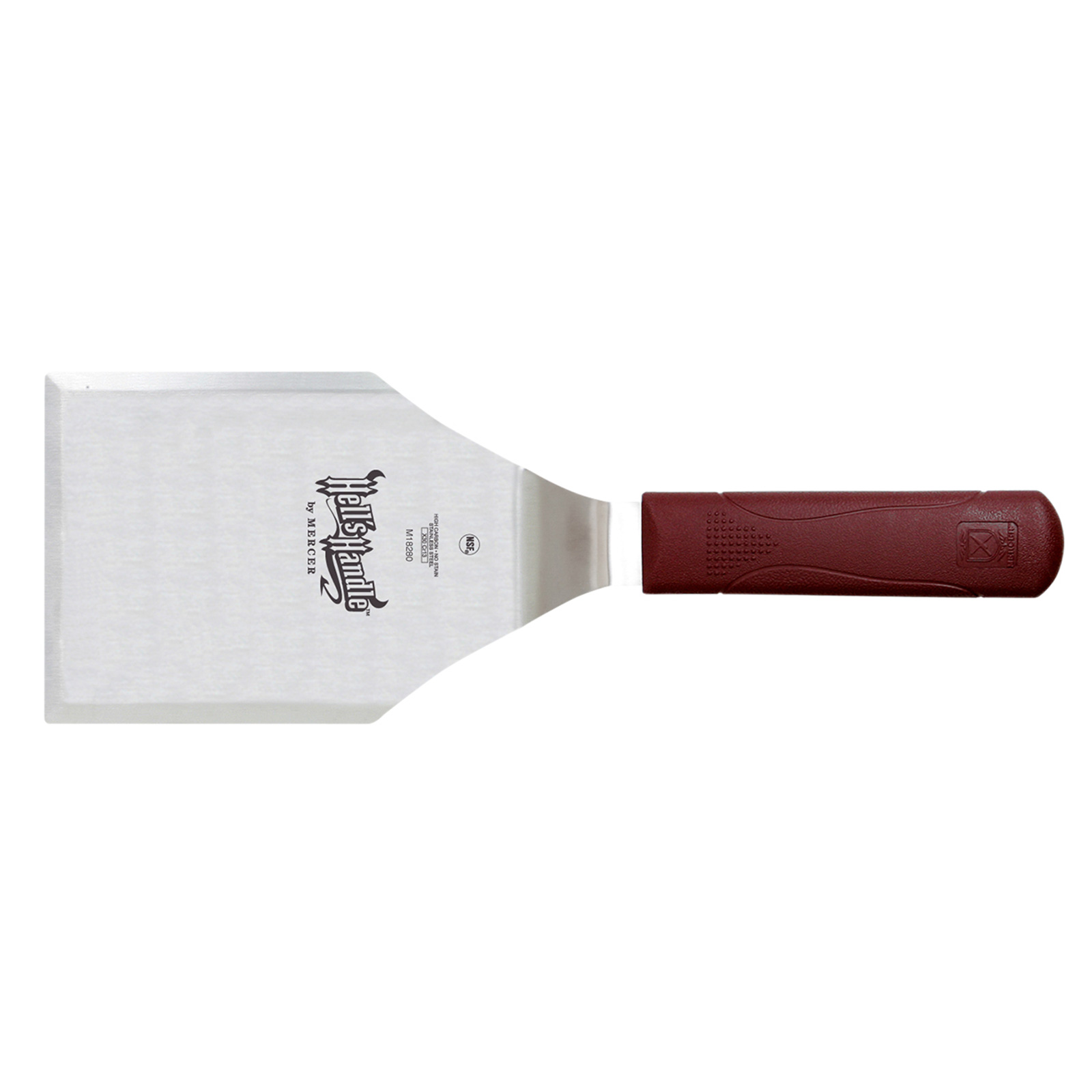 Mercer Culinary, M18280, Turner, Solid, Stainless Steel