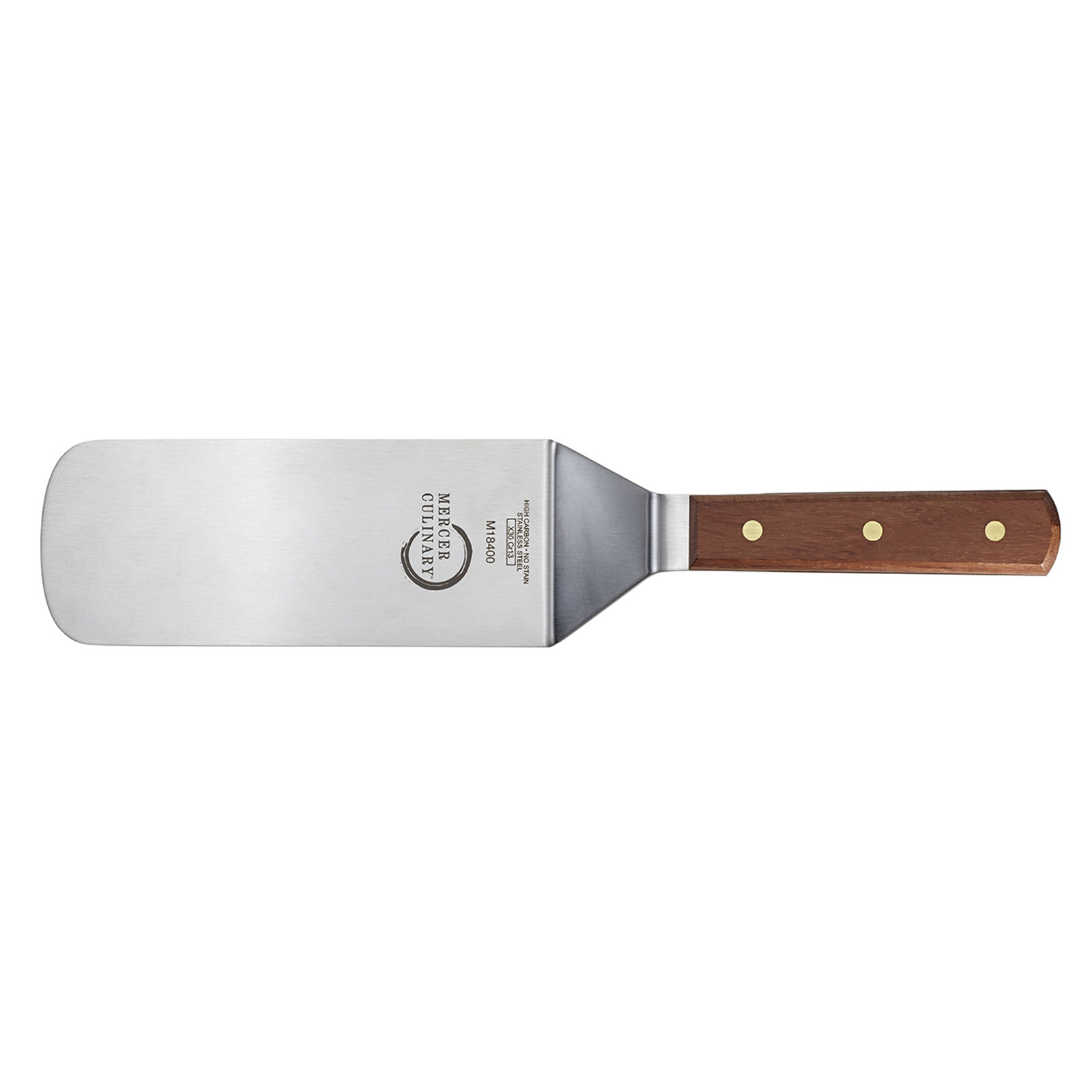 Mercer Culinary, M18400, Turner, Solid, Stainless Steel