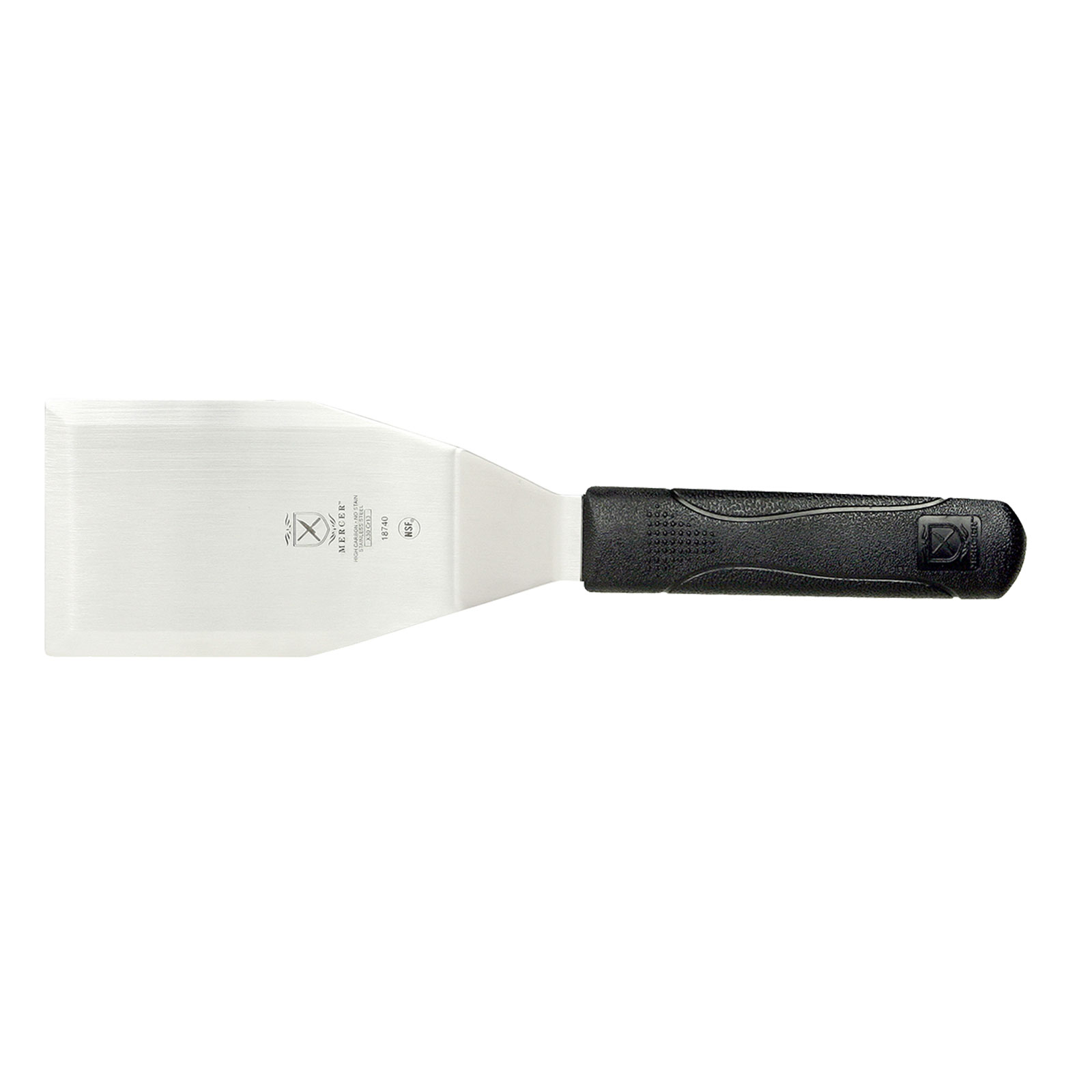 Mercer Culinary, M18740, Turner, Solid, Stainless Steel