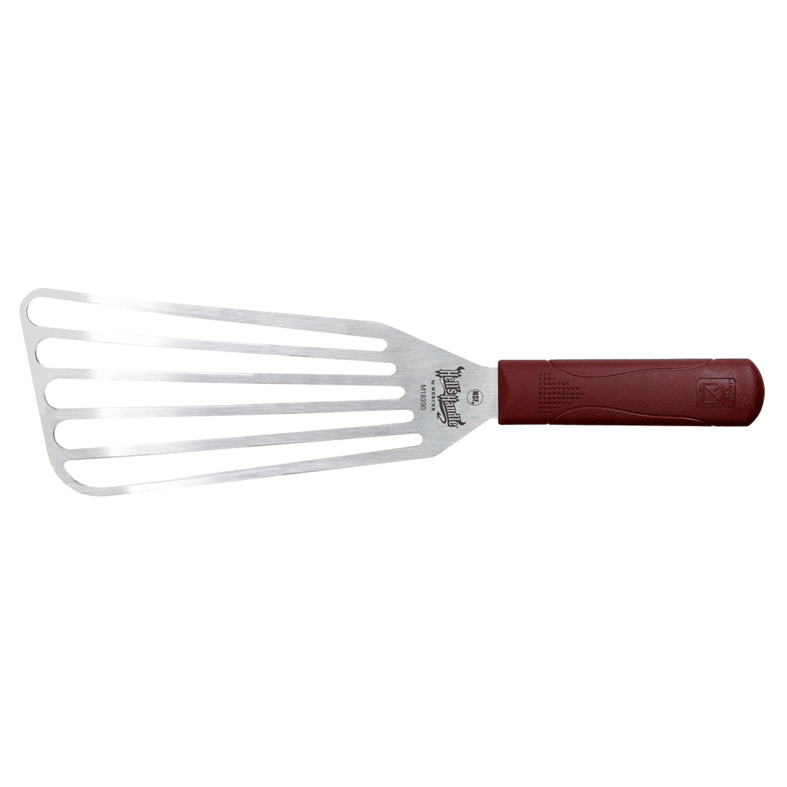 Mercer Culinary, M18390, Turner, Slotted, Stainless Steel