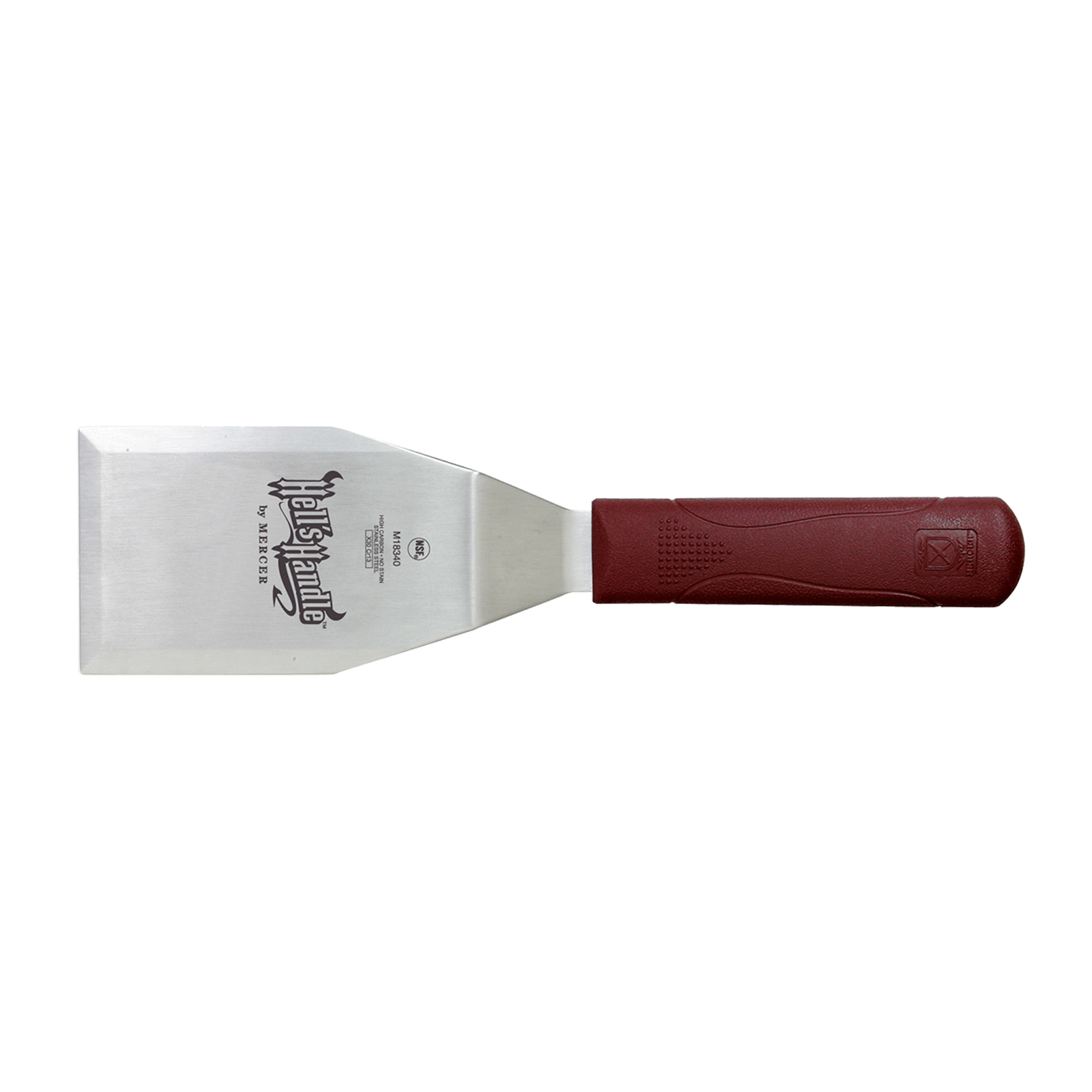 Mercer Culinary, M18340, Turner, Solid, Stainless Steel