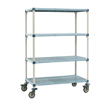 Metro, Q436EG3, Shelving, Racks & Carts/Plastic Shelving/Complete Units/Mobile Shelving Carts