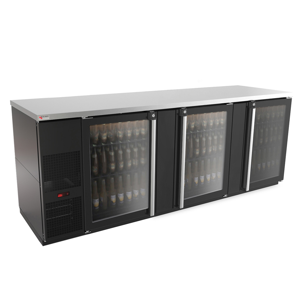 Micro Matic USA, MBB94G-E, Back Bar Cabinet, Refrigerated