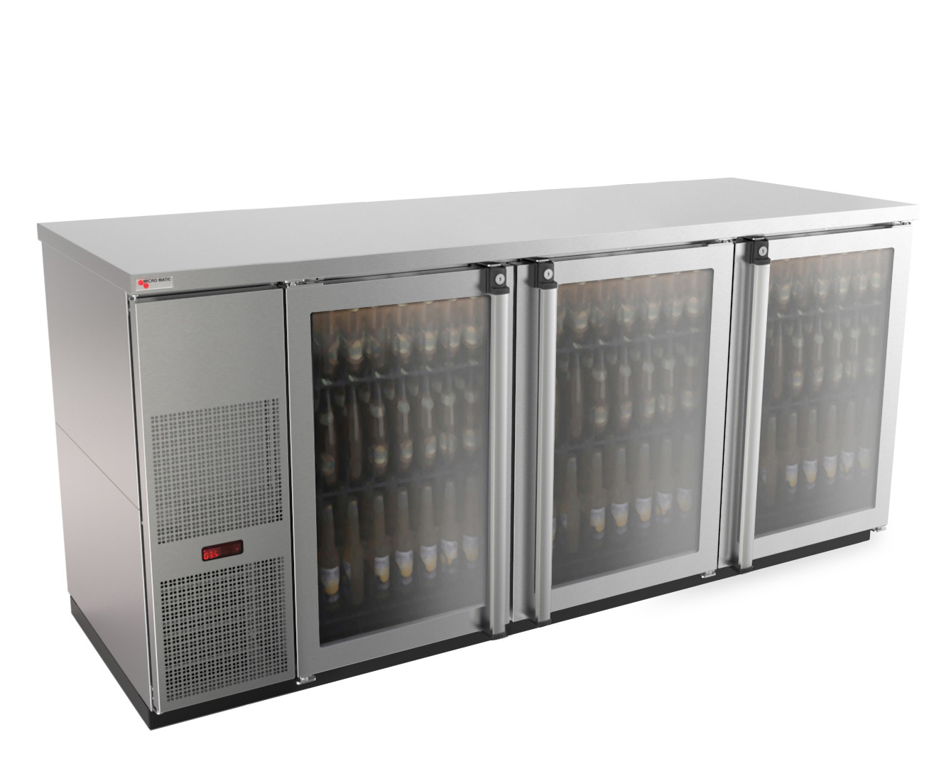 Micro Matic USA, MBB78GS-E, Back Bar Cabinet, Refrigerated