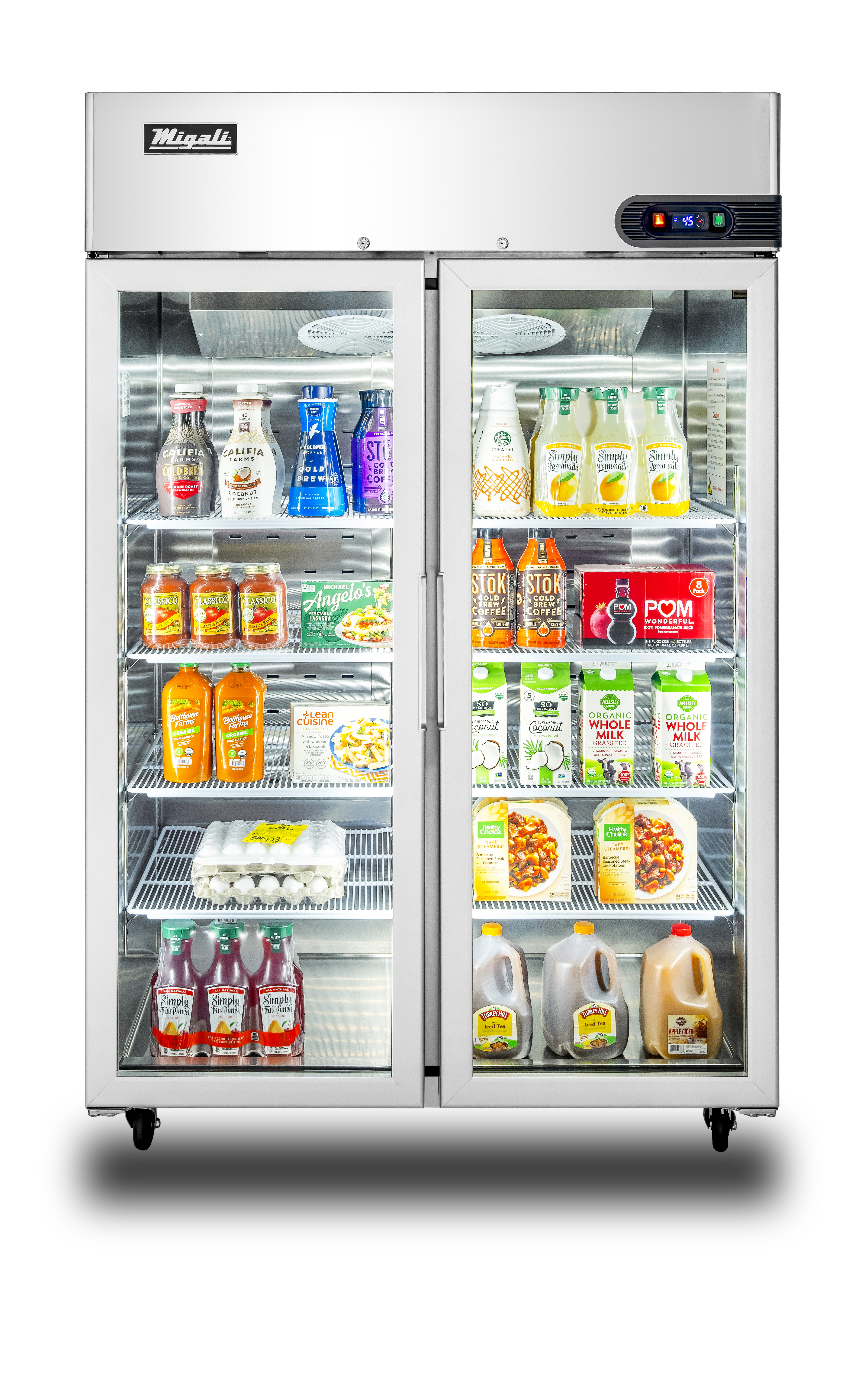 Migali, C-2RG-HC, Commercial Reach-In Refrigerator