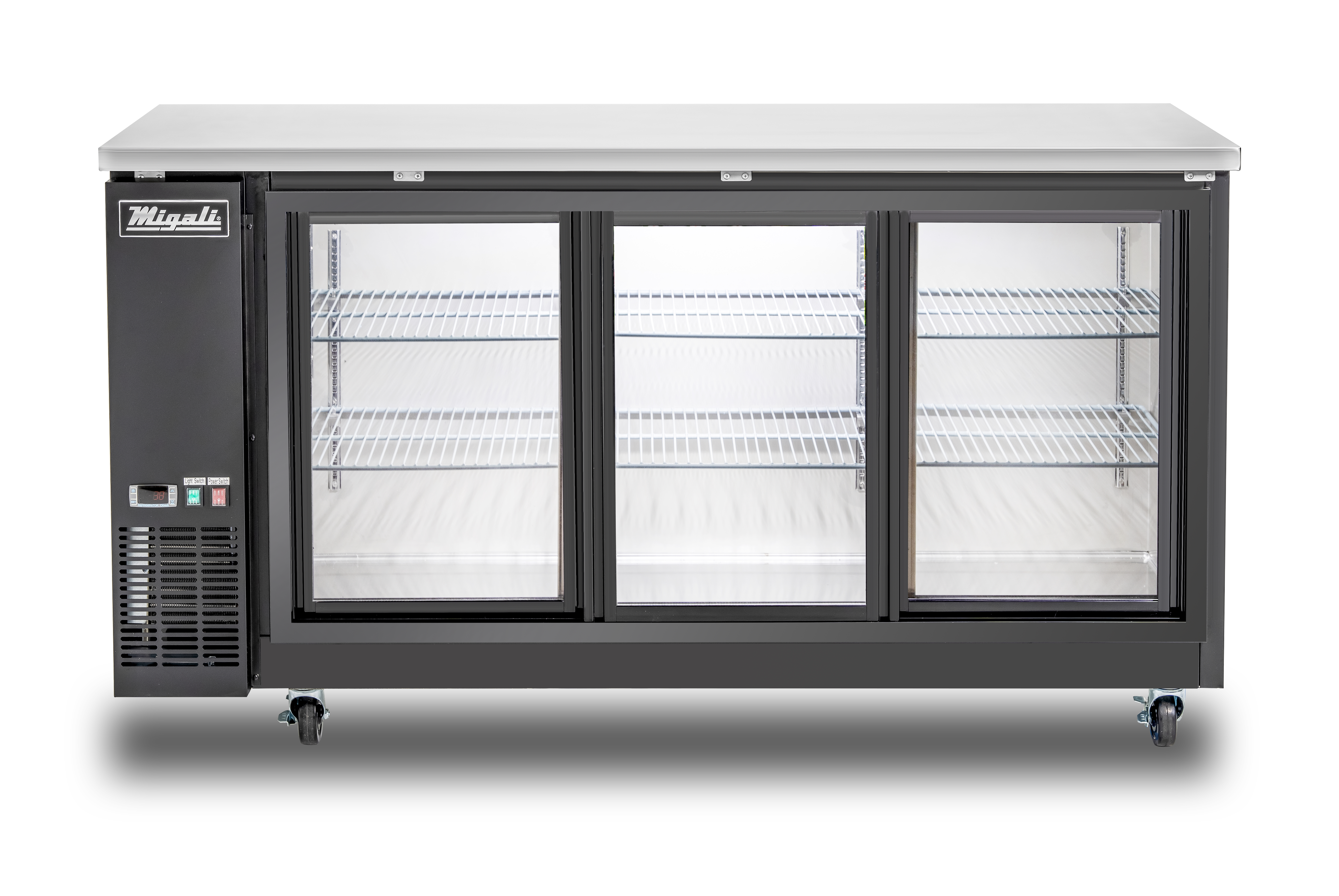 Migali, C-BB72SG-HC, Commercial Back Bar Refrigerator