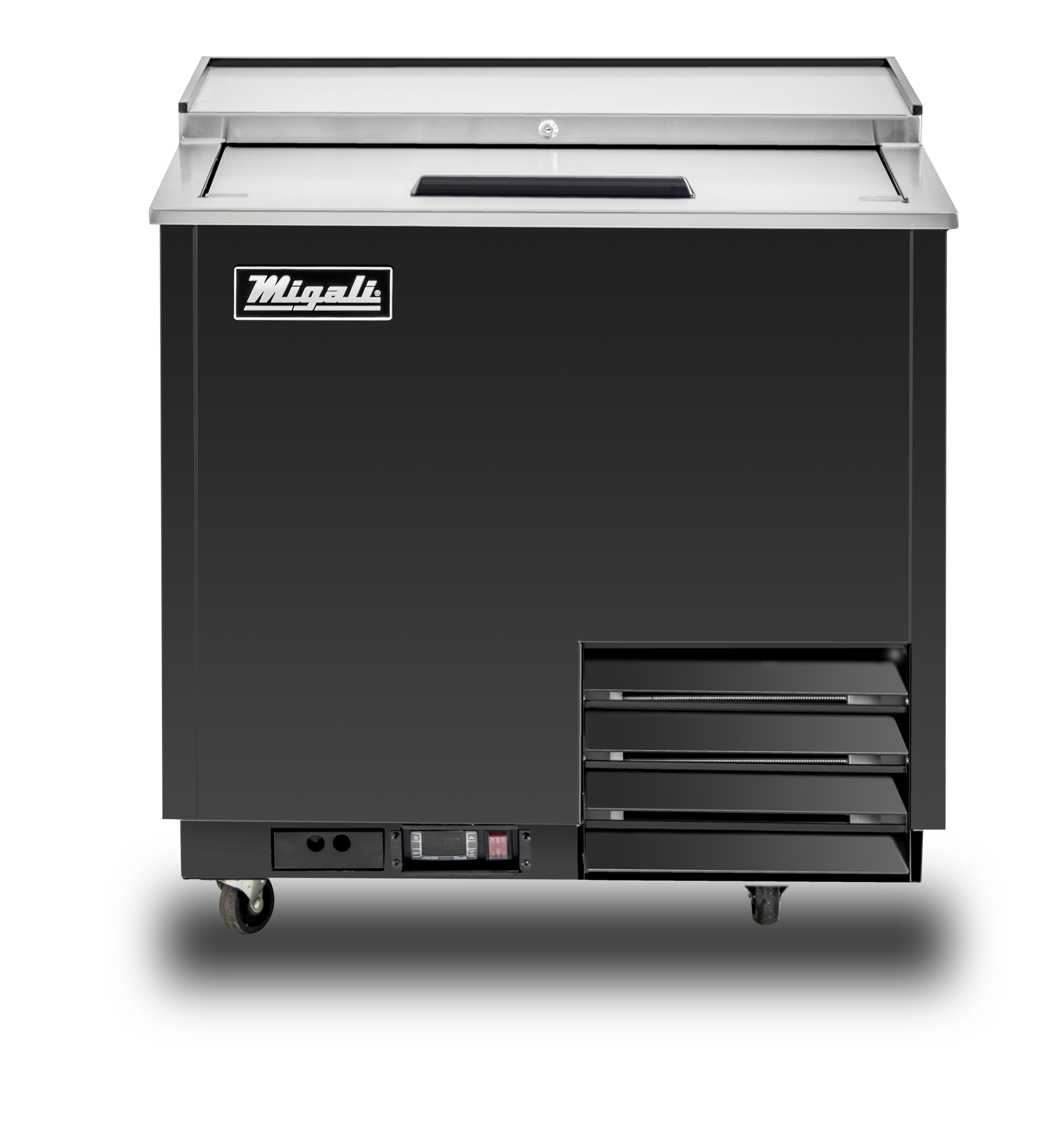 Migali, C-GF36-HC, Commercial Glass Froster Freezer