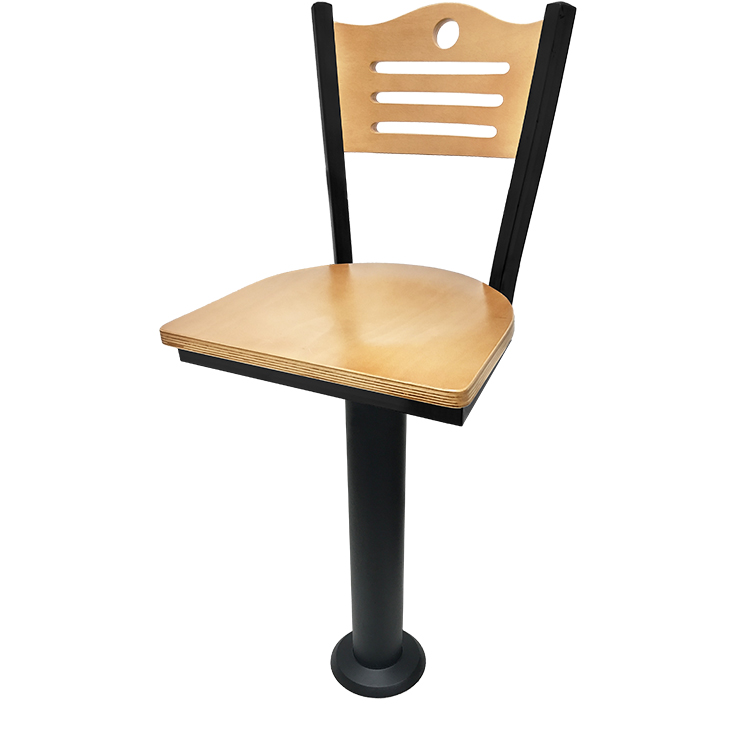 Oak Street, SL6150-SH-NT-NT, Seating, Bar Stool, Pedestal