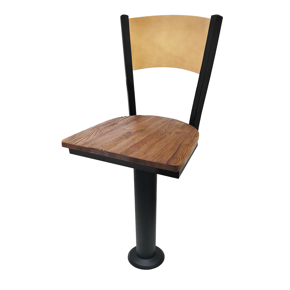 Oak Street, SL5150-P-NT-RW, Seating, Bar Stool, Pedestal