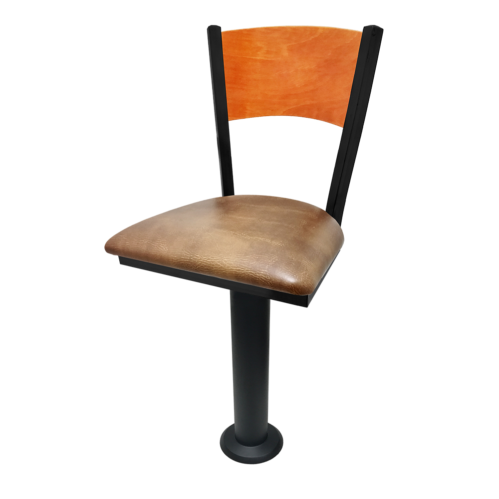 Oak Street, SL7150-P-CH-BUC, Seating, Bar Stool, Pedestal
