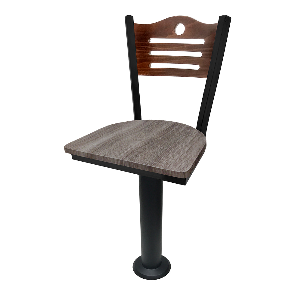 Oak Street, SL7150-SH-WA-BW, Seating, Bar Stool, Pedestal