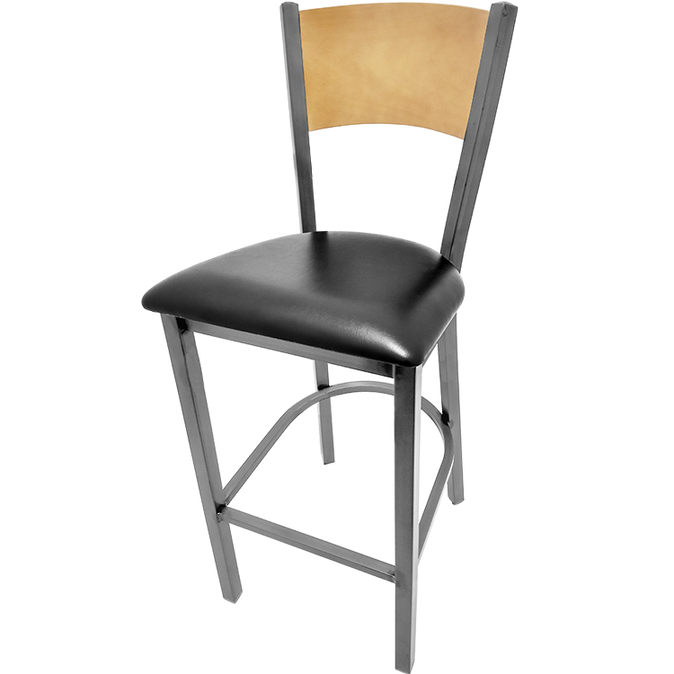 Oak Street, SL2150CCS-1-P-NT-BLK, Seating, Bar Stool