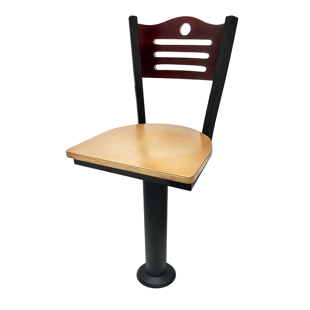 Oak Street, SL7150-SH-MH-NT, Seating, Bar Stool, Pedestal