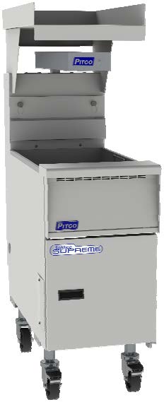 Pitco Frialator, SSHBNB55, Full Pot, Tube Fired Fryer, Gas