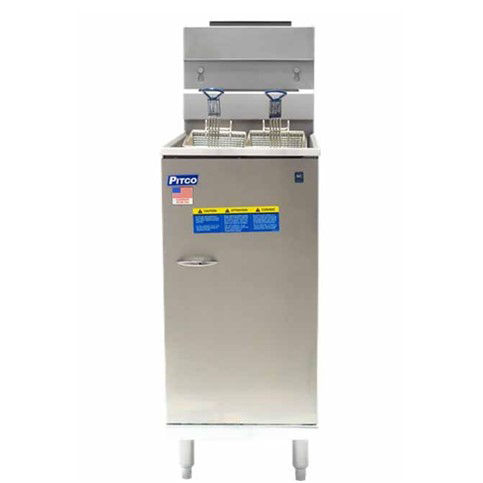 Pitco Frialator, 40D_LP, Fryer, Gas, Floor Model, Full Pot