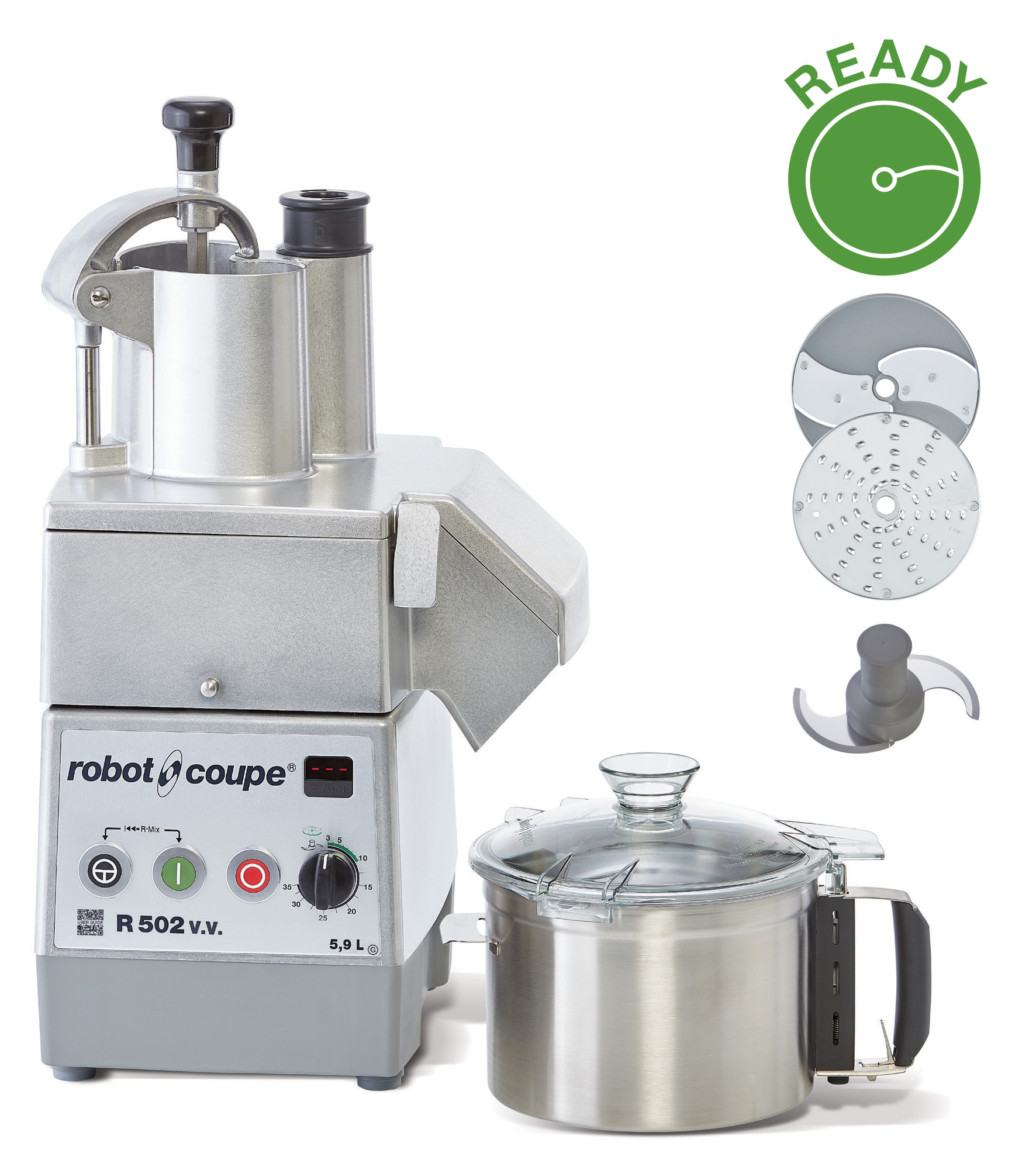 Robot Coupe, R502VV, Combination Processor, Bowl Cutter and Vegetable Prep