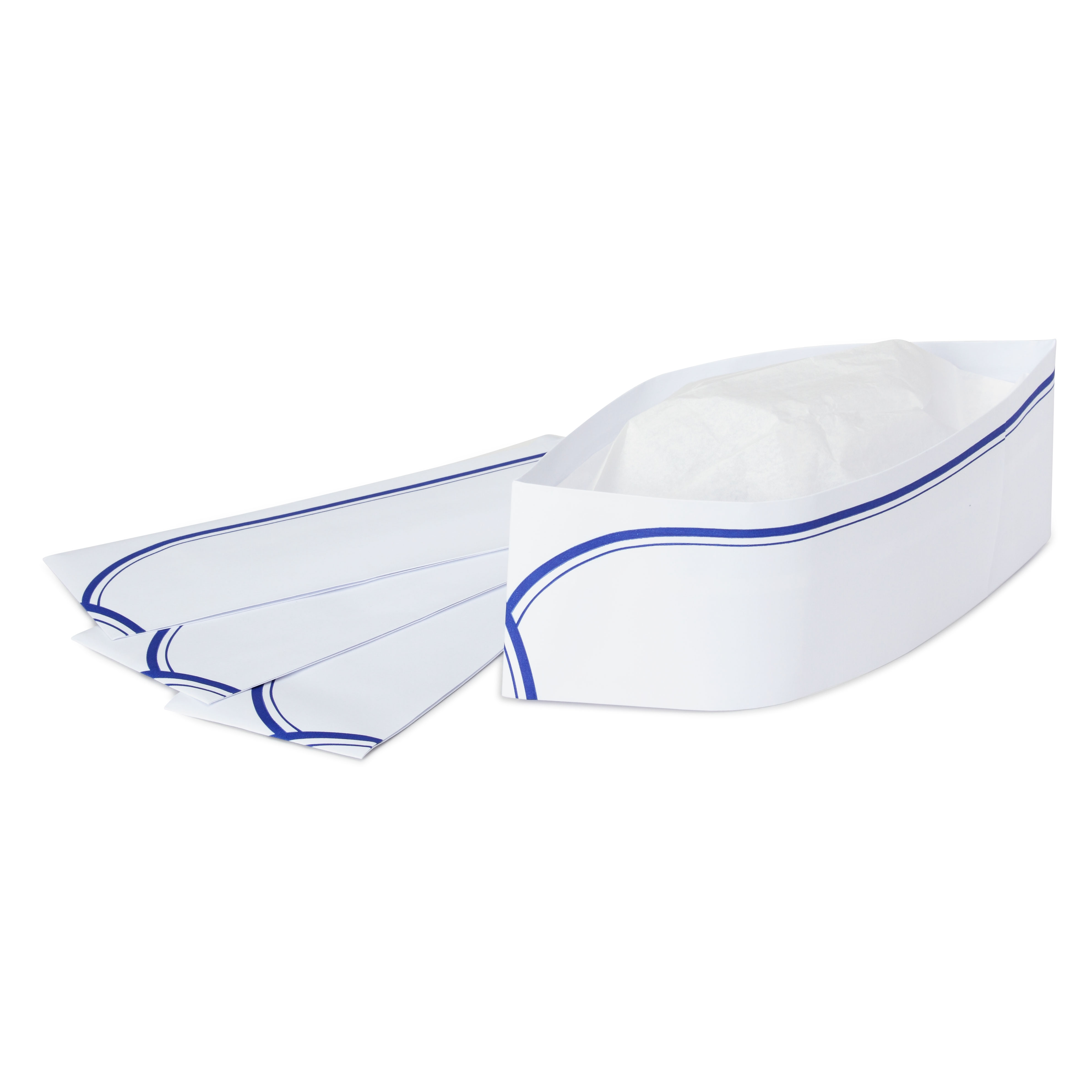 Royal Industries, PPR OS BLU, Disposable Chef's Hat