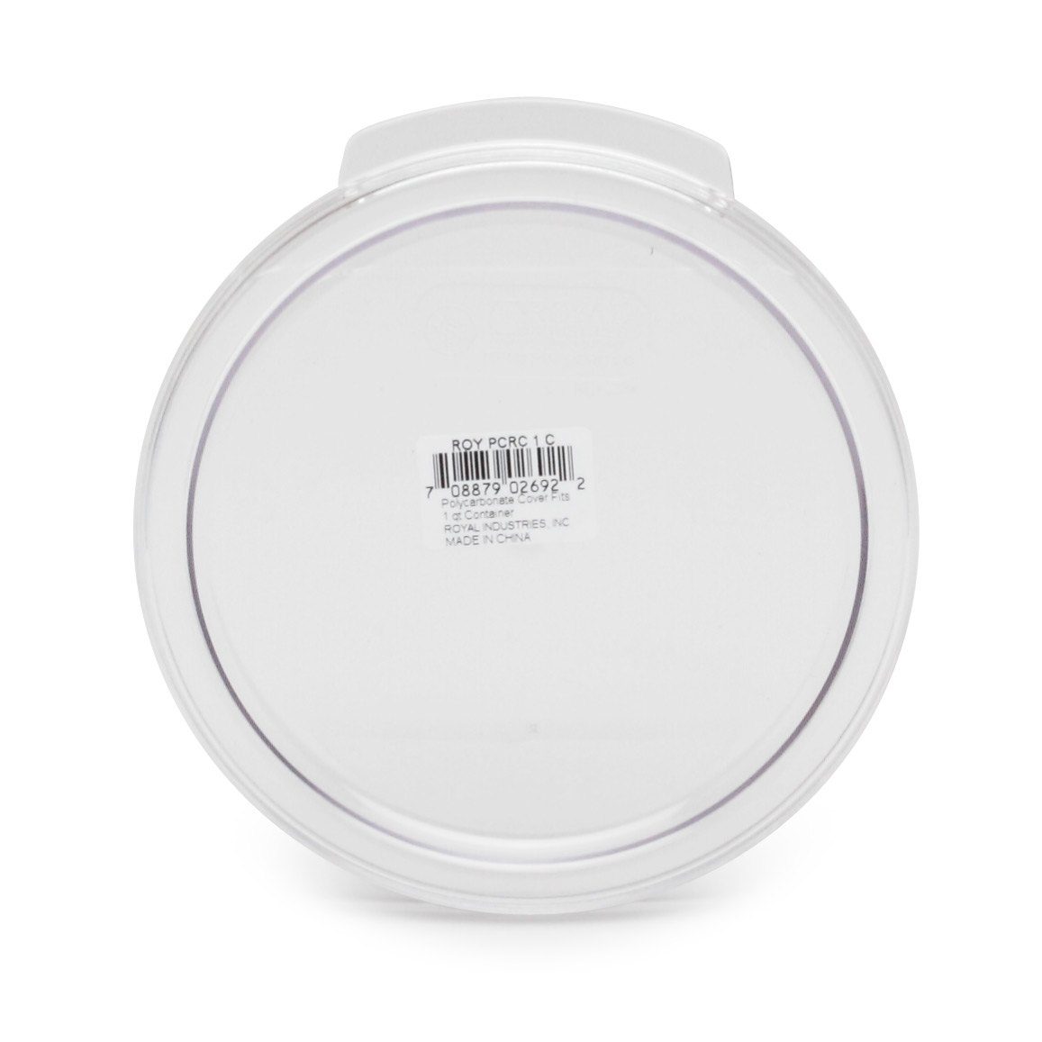 Royal Industries, ROY PCRC 1 C, Food Storage Container Cover