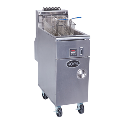 Royal Range of California, RHEF-45-DM, Fryer, Gas, Floor Model, Full Pot
