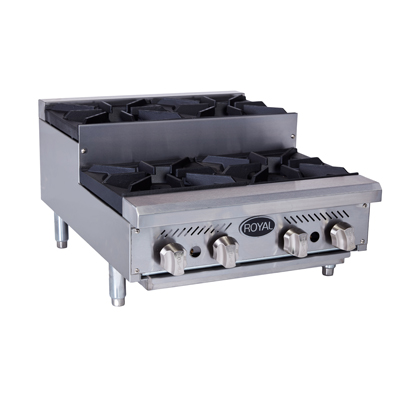 Royal Range of California, RHP-24-4SU, Hotplate, Countertop, Gas