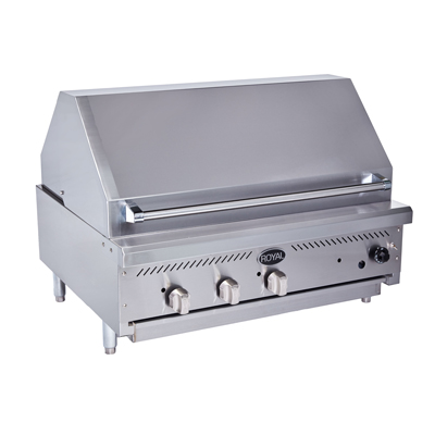 Royal Range of California, RIBT-24, Charbroiler, Gas, Countertop