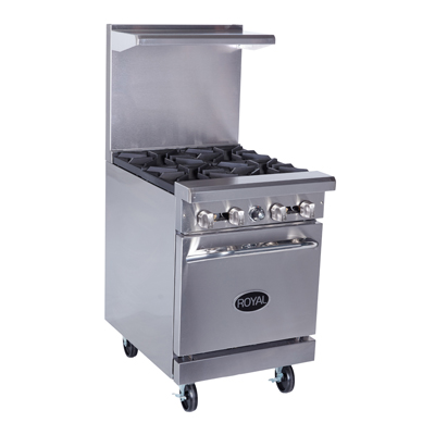 Royal Range of California, RR-G24, Range, 24" Restaurant, Gas