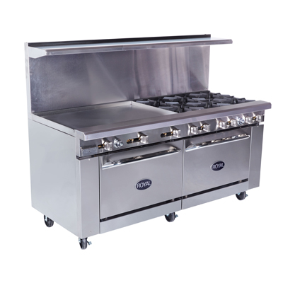 Royal Range of California, RR-6G36, Range, 72" Restaurant, Gas