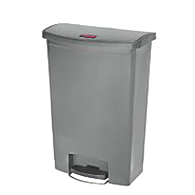 Rubbermaid, 1883606, Trash Receptacle, Indoor, 24 Gallon, Resin, Gray