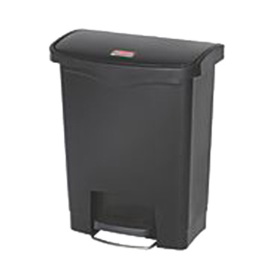 Rubbermaid, 1883609, Trash Receptacle, Indoor, 8 Gallon, Resin, Black