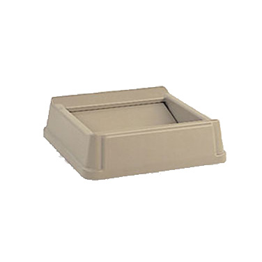 Rubbermaid, FG266400BEIG, Trash Receptacle Lid / Top, Square, Beige