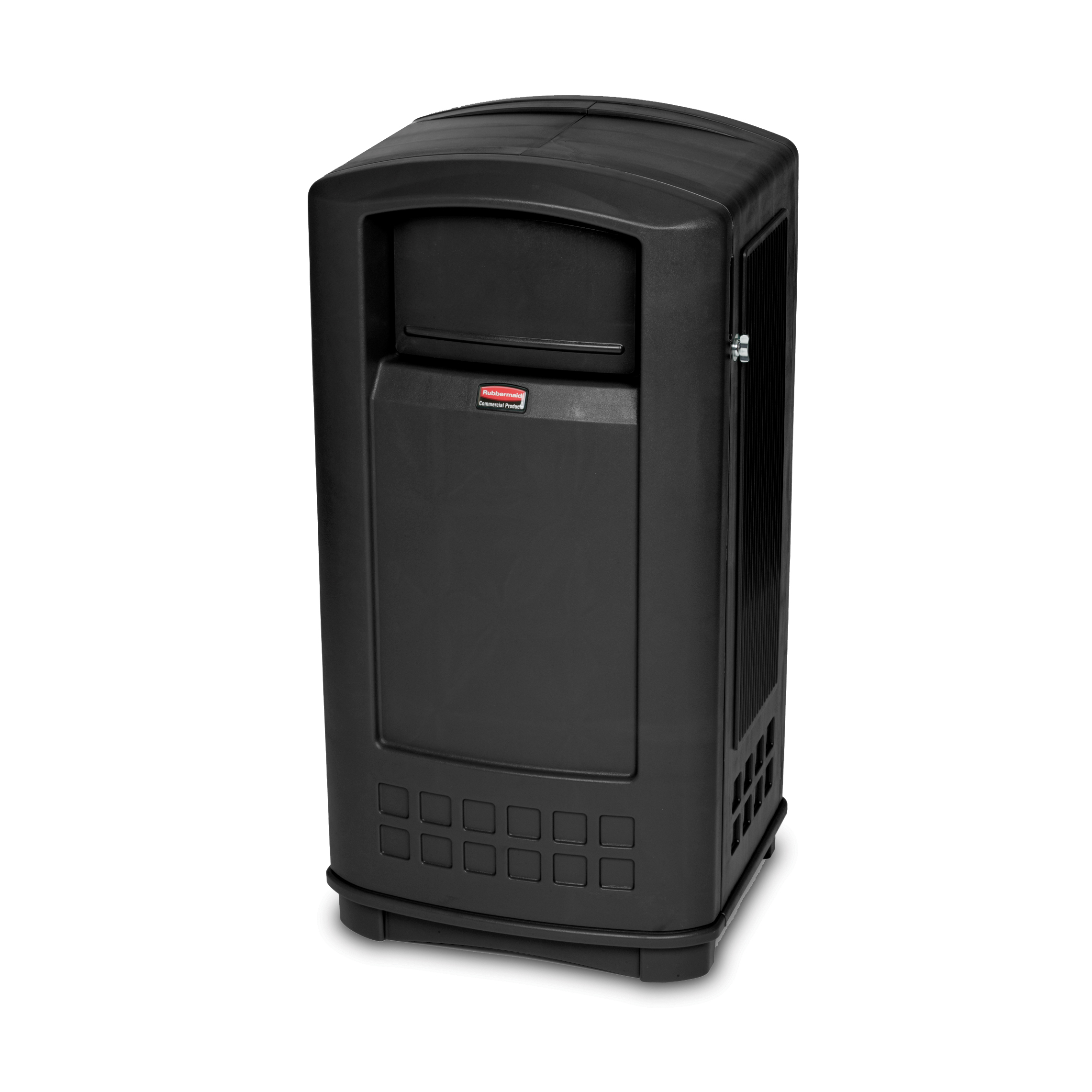 Rubbermaid, FG9P9000BLA, Trash Receptacle, Indoor, 35 Gallon, Black
