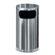 Rubbermaid, FGSO16SSSGL, Trash Receptacle, Indoor, 12 Gallon, Stainless Steel