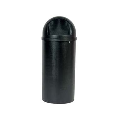 Rubbermaid, FG816088BLA, Trash Receptacle, Indoor, 15 Gallon, Black