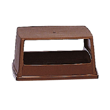 Rubbermaid, FG256V00BRN, Trash Receptacle Lid / Top, Brown