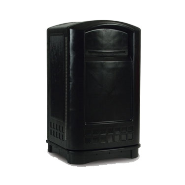Rubbermaid, FG396400BLA, Trash Receptacle, Indoor, 50 Gallon, Black