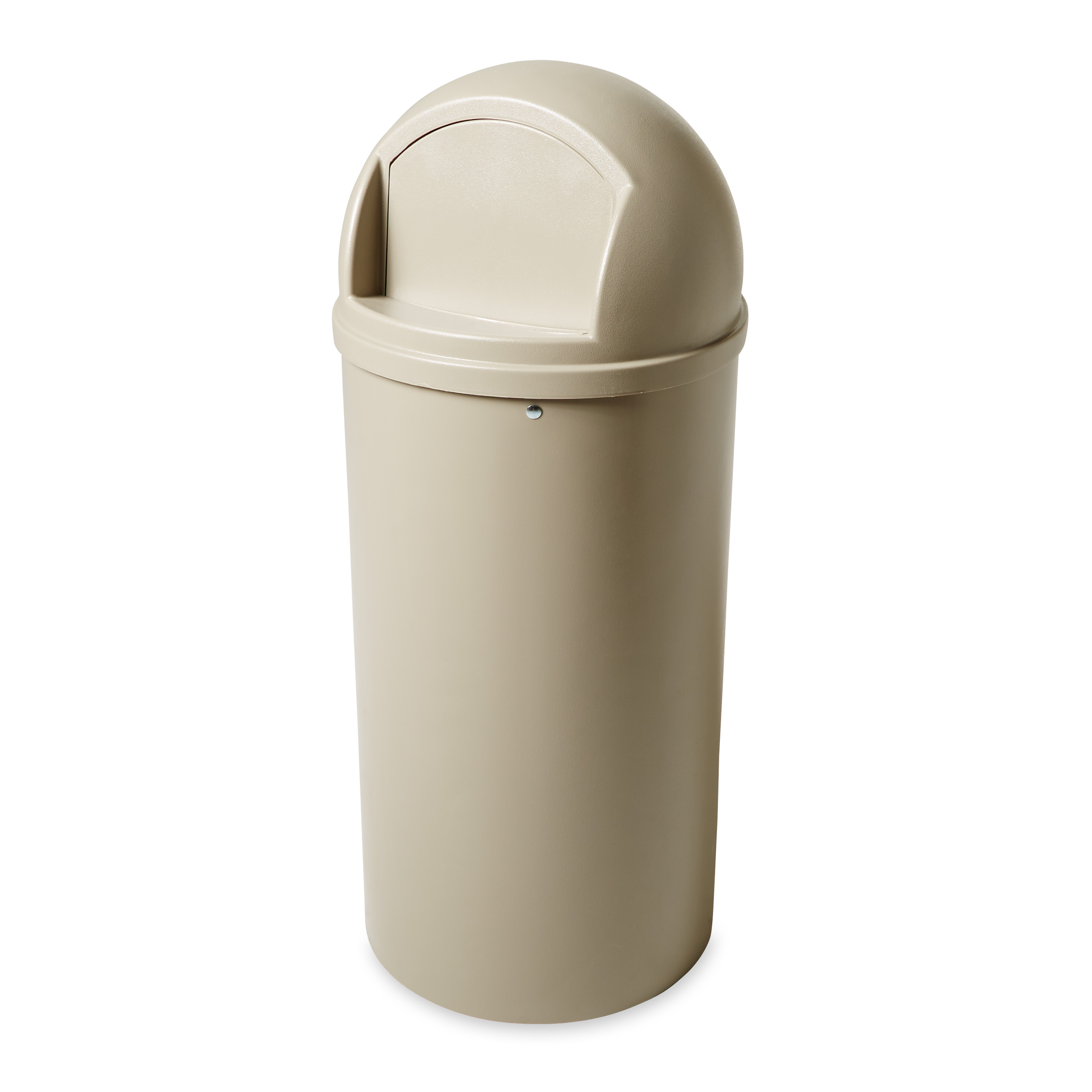 Rubbermaid, FG817088BEIG, Trash Receptacle, Indoor, 25 Gallon, Beige