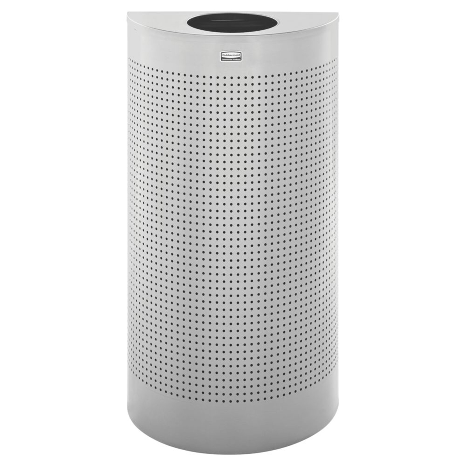 Rubbermaid, FGSH12EPLSM, Trash Receptacle, Indoor, 12 Gallon, Plastic, Round