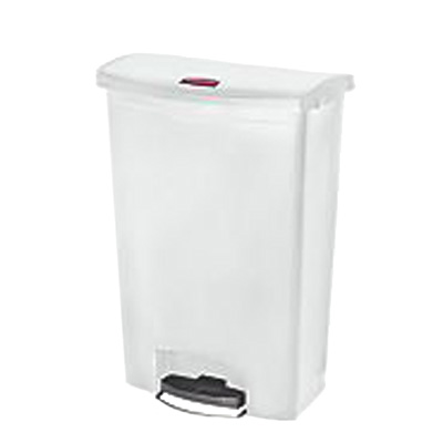 Rubbermaid, 1883561, Trash Receptacle, Indoor, 24 Gallon, Resin, White