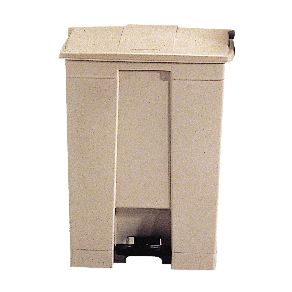 Rubbermaid, FG614500BEIG, Trash Receptacle, Indoor, 18 Gallon, Plastic, Beige