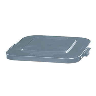 Rubbermaid, FG352700GRAY, Trash Receptacle Lid / Top, Square, Gray