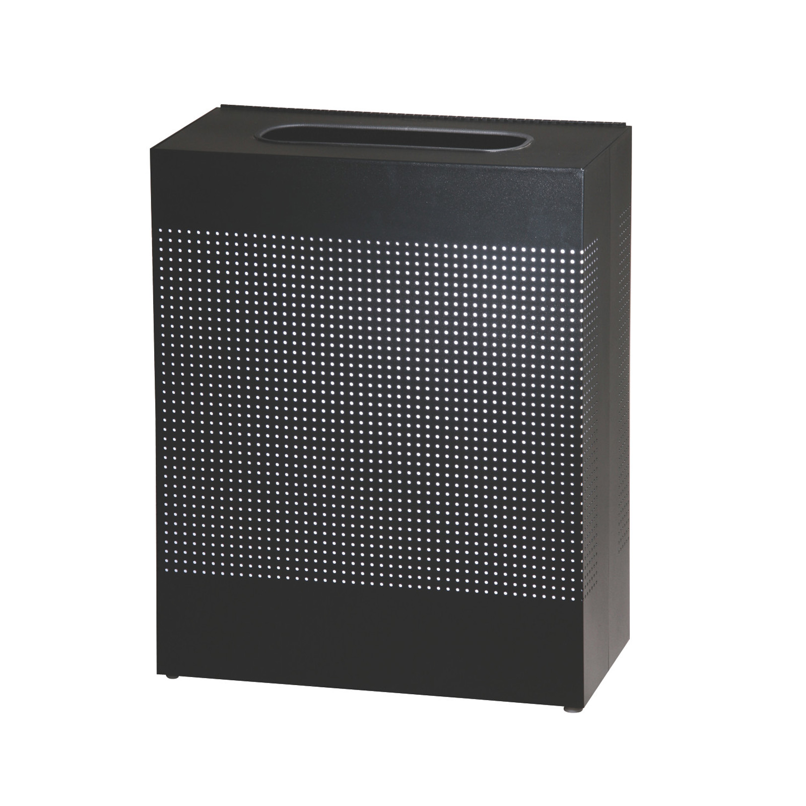 Rubbermaid, FGSR18EPLTBK, Trash Receptacle, Indoor, 22 1/2 Gallon, Plastic, Rectangular