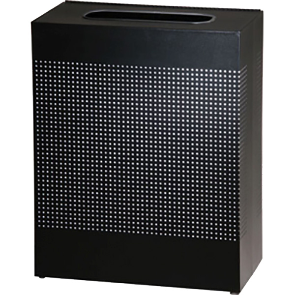 Rubbermaid, FGSC22EPLTBK, Trash Receptacle, Indoor, 40 Gallon, Plastic, Black